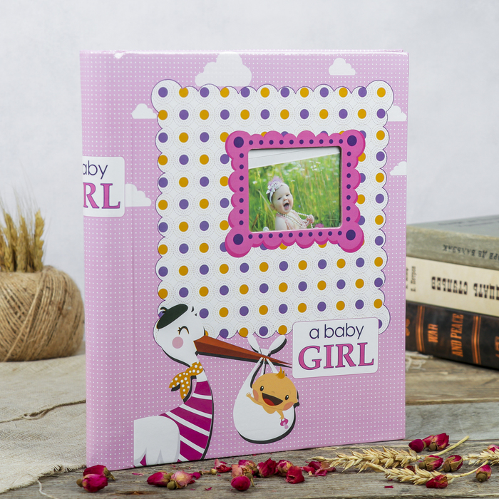 Фотоальбом магнитный 20 листов "Малыши-2" 23x28см МИКС