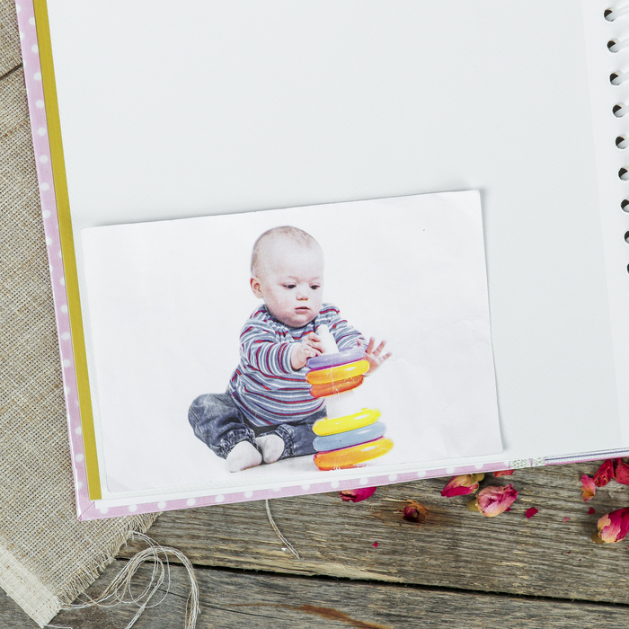 Фотоальбом магнитный 20 листов "Малыши-3" 23x28см МИКС