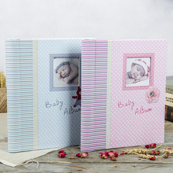 Фотоальбом магнитный 20 листов "Малыши-3" 23x28см МИКС