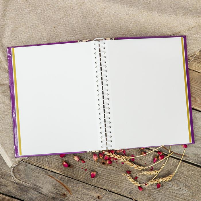 Фотоальбом магнитный 30 листов "Орнамент" 23x28см МИКС