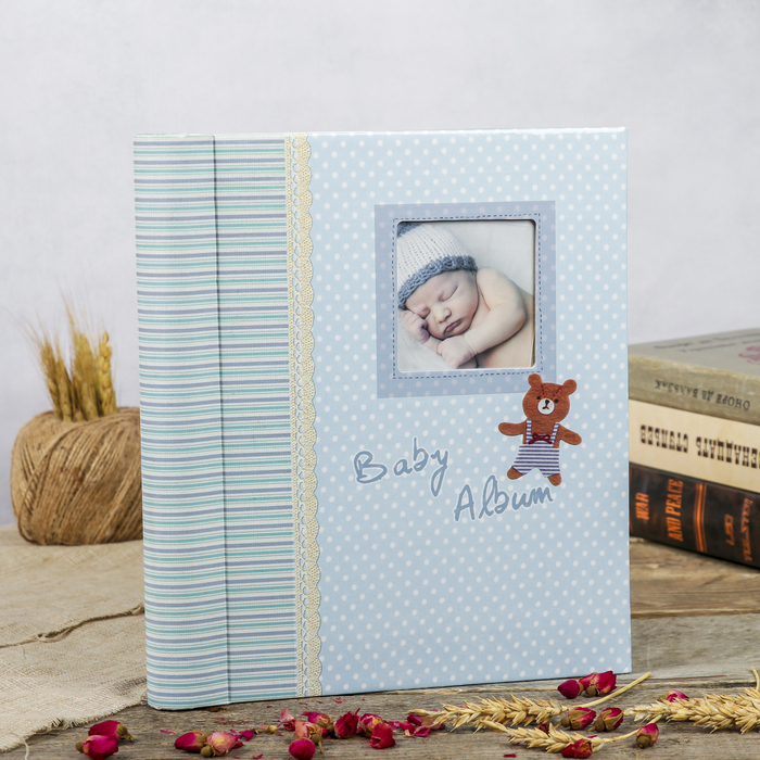 Фотоальбом магнитный 30 листов "Малыши-3" 23x28см МИКС