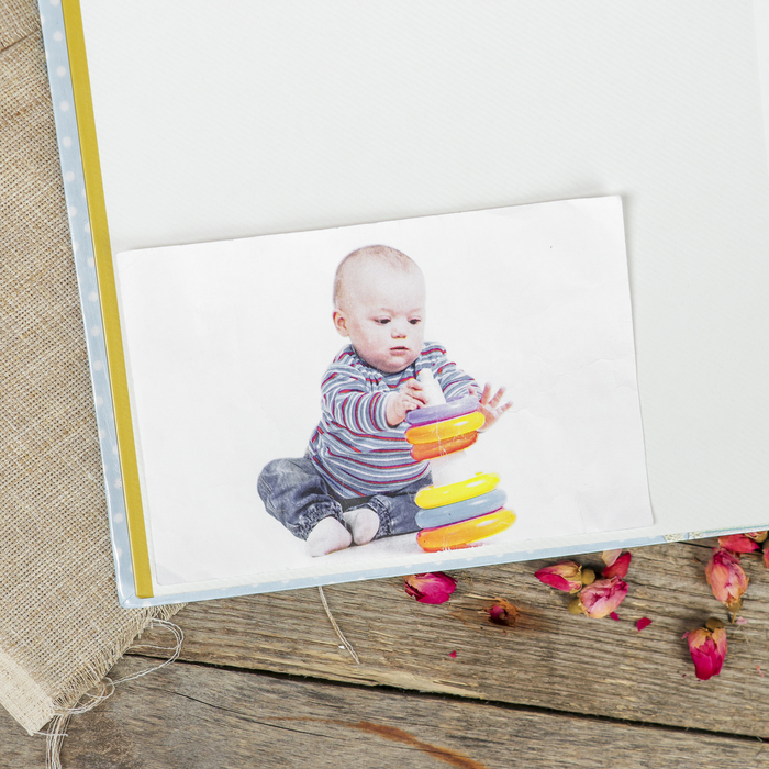 Фотоальбом магнитный 30 листов "Малыши-3" 23x28см МИКС