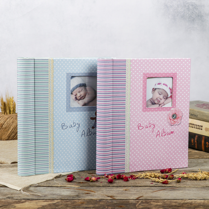 Фотоальбом магнитный 30 листов "Малыши-3" 23x28см МИКС