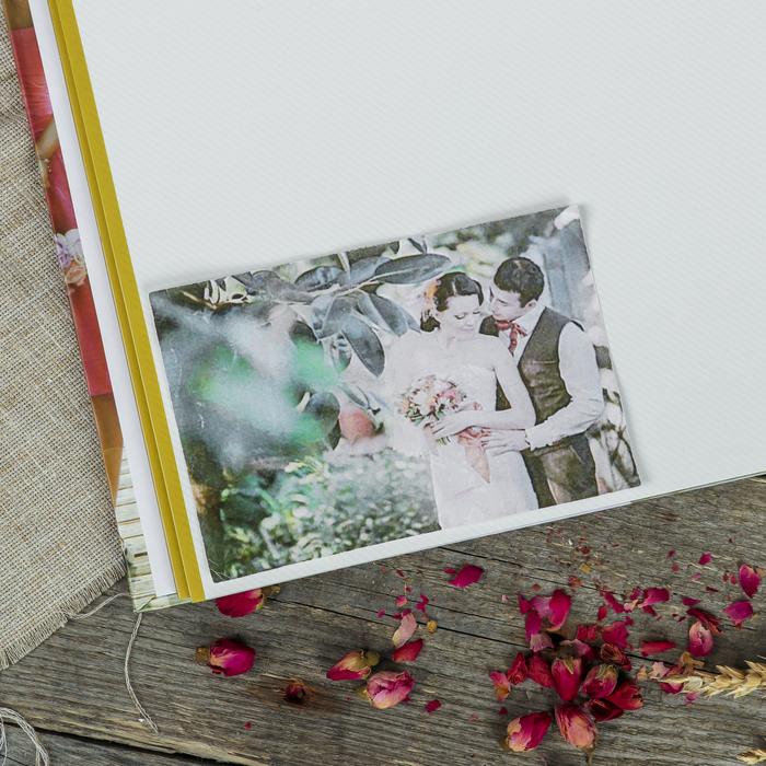 Фотоальбом магнитный 30 листов "Свадебный альбом-3" 31,5x32,5 см