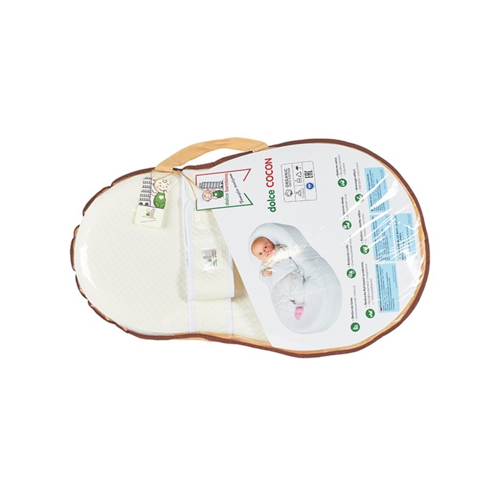 Матрас-кокон Dolce Cocon, размер 41х70 см, цвет бежевый