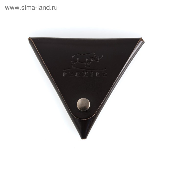 

Футляр для монет, размер 8,5х8,5 см, н/к, коричневый гладкий