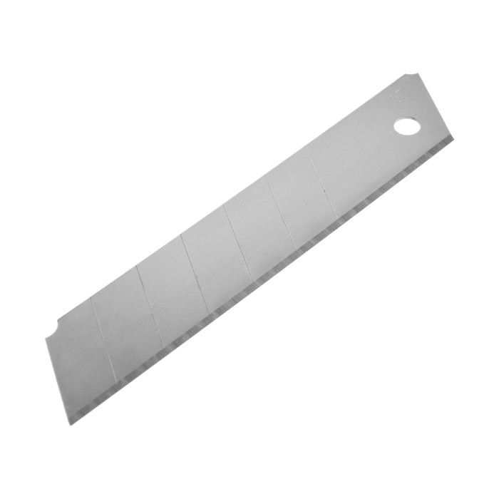 цена Лезвия для ножей ТУНДРА, сегментированные, 25 х 0.7 мм, 10 шт.