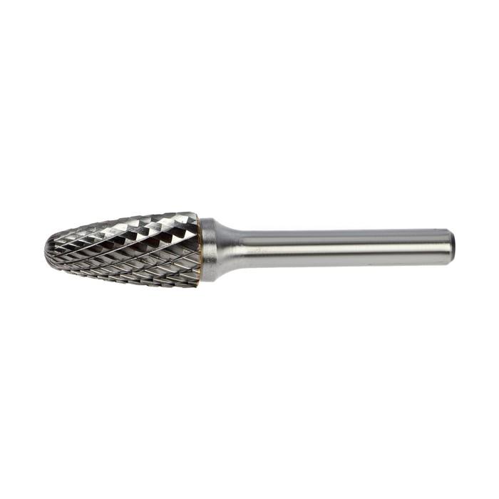 Борфреза TUNDRA premium тип F параболическая, 12 x 25 мм, хвостовик 6 мм