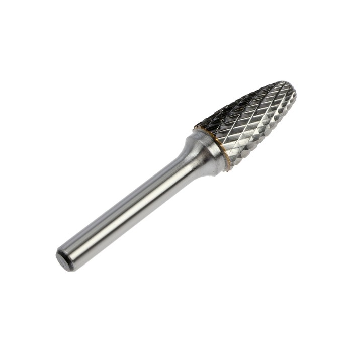 Борфреза TUNDRA premium тип F параболическая, 12 x 25 мм, хвостовик 6 мм