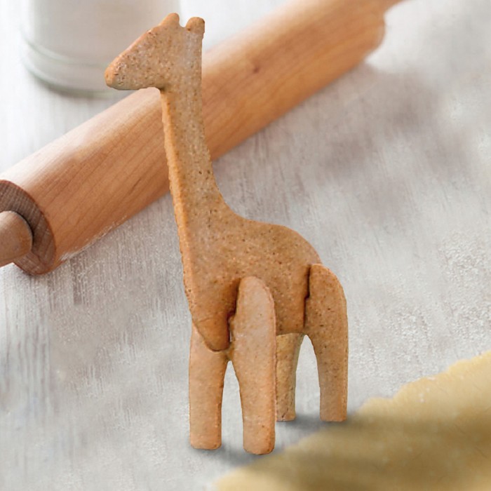 Набор форм для вырезания печенья 3D "Жираф", 4 шт