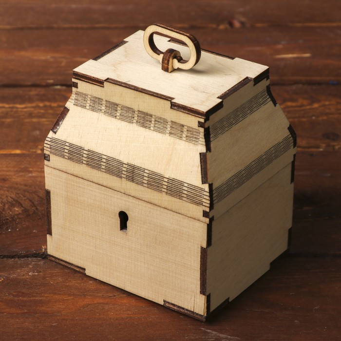 Шкатулка для декора "Ларец малый" 9,5х7,5х10 см