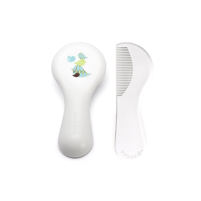 Набор расчёсок Suavinex от 0 мес., белый