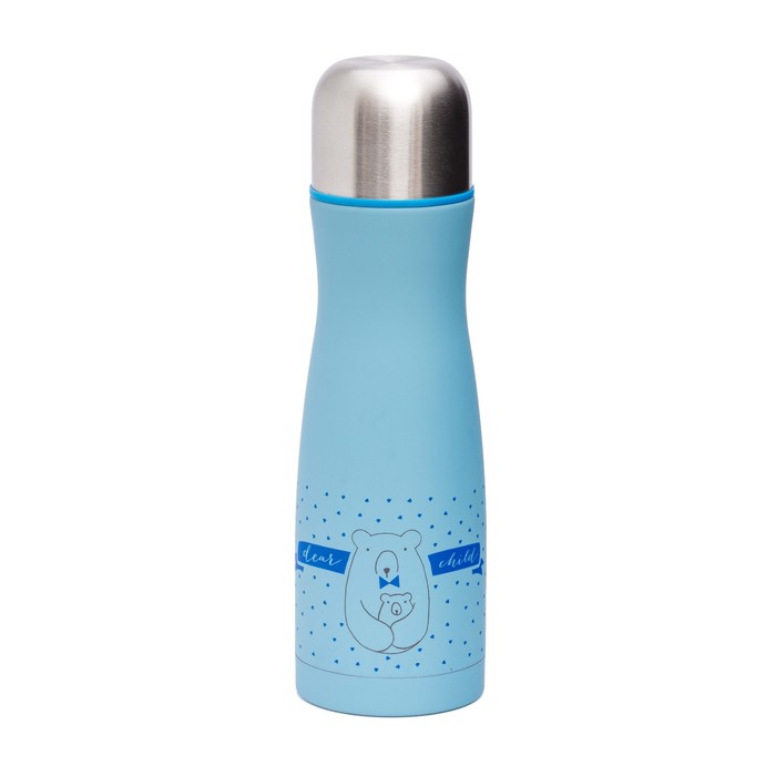 Термос детский Suavinex 500мл Meaningful Life, для жидкости, голубой