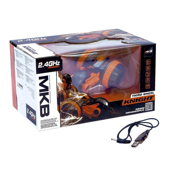 Перевёртыш радиоуправляемый "Рыцарь", световые эффекты, работает от аккумулятора