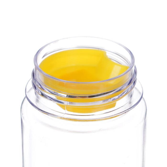 Бутылка для воды 500 мл My bottle, в мешке, пластик AS, крышка винтовая, желтая, 6х6х19 см