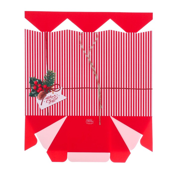 Коробка складная «Подарок», 18,5 х 16 х 16 см