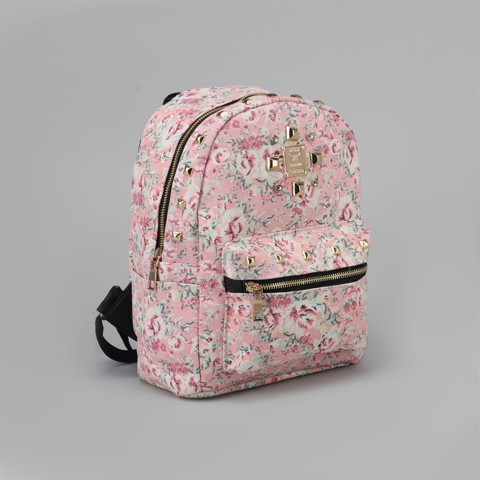 Рюкзак детский "Цветы", отдел на молнии, наружный карман