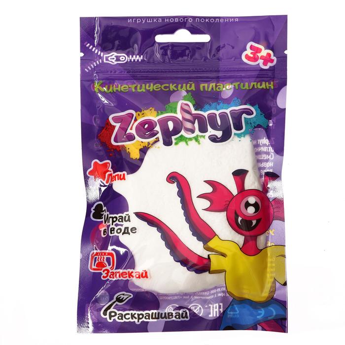 

Кинетический пластилин «Zephyr» белый 0,075 кг