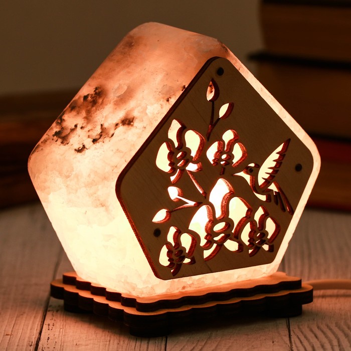 Соляная лампа "Орхидея"