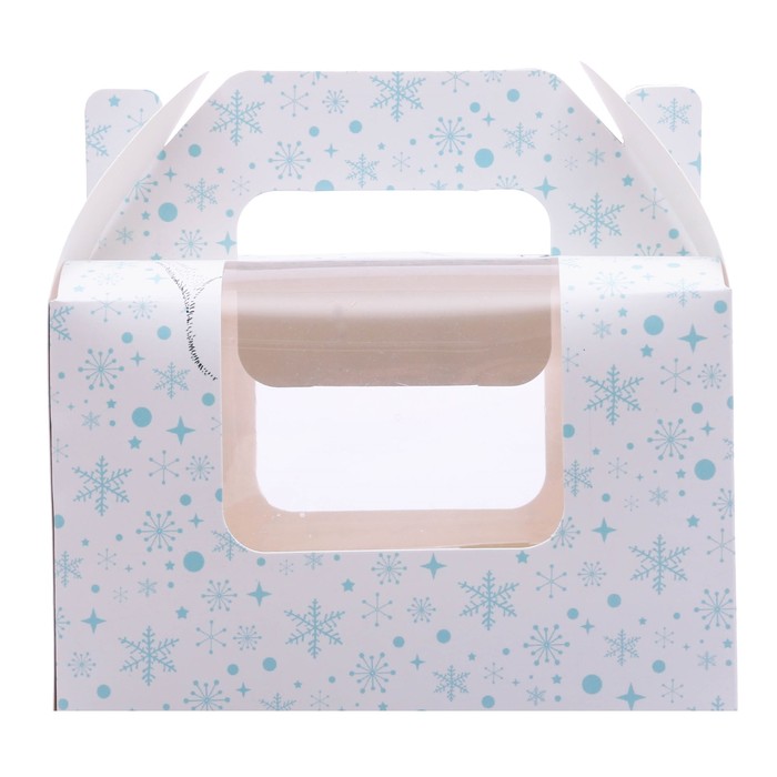 Коробочка для кексов «Много сладостей», 16 х 16 х 10 см