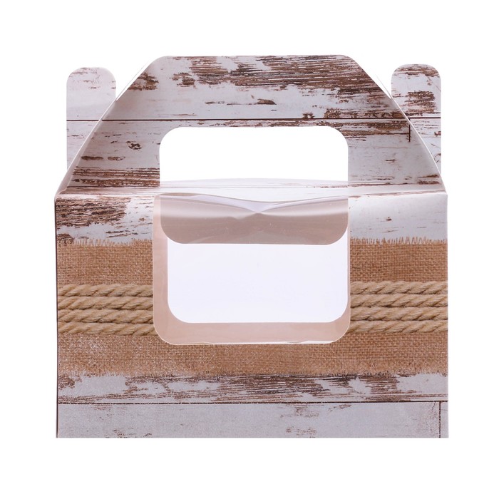 Коробочка для кексов «Для тебя», 16 х 10 х 8 см