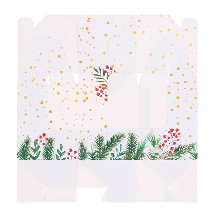 Коробочка для кексов «Теплых чувств», 16 х 10 х 8 см