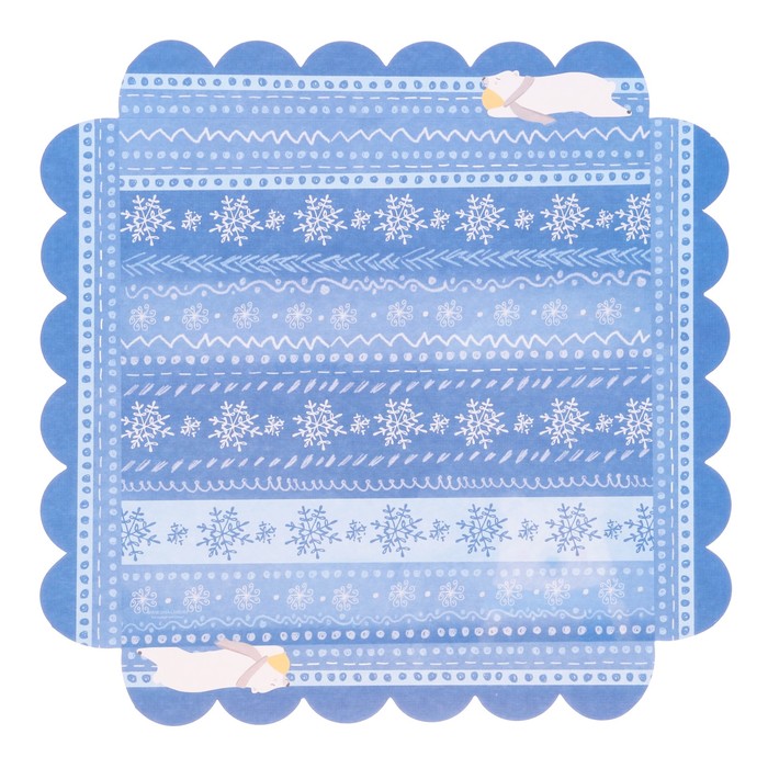 Коробка для кондитерских изделий с PVC крышкой «Маленькие радости», 21 х 21 х 3 см