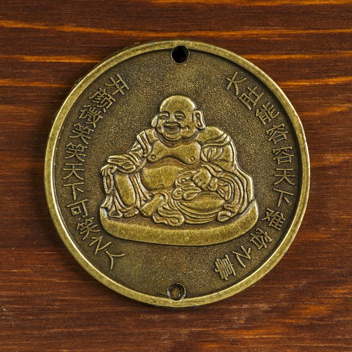 Монета металл "Хотей" d=5,5 см