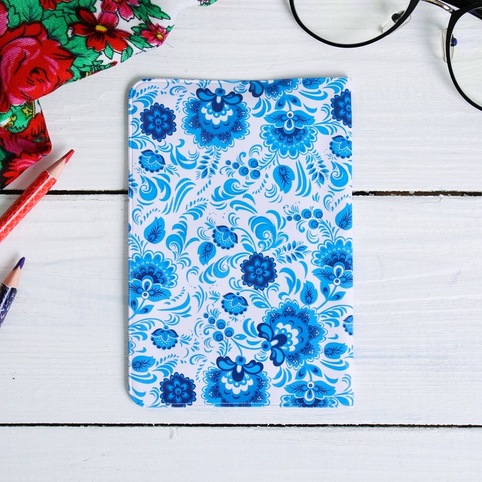 Обложка на паспорт «Москва» (самовар), 9.5 х 14 см