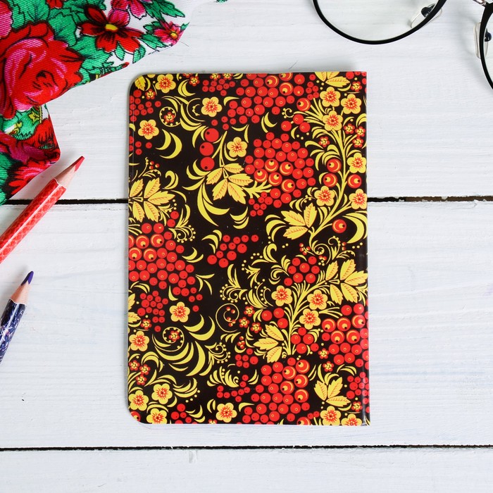 Обложка на паспорт «Москва» (Спасская башня), 9.5 х 14 см