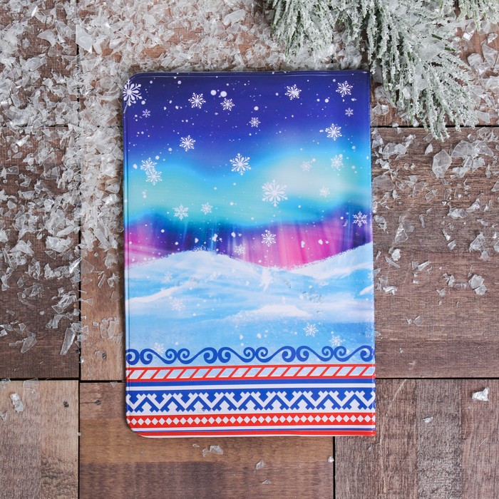 Обложка на паспорт «Мурманск» (мишка), 9,5 х 14 см