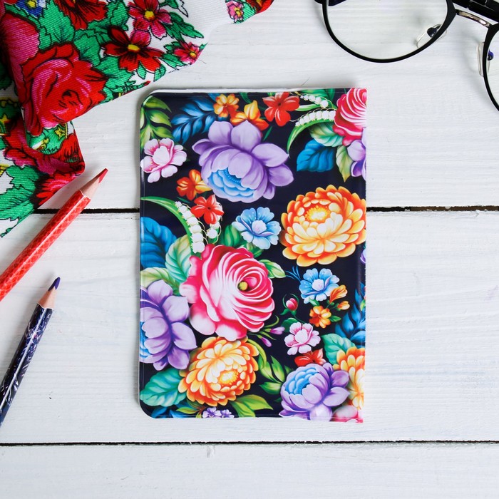 Обложка на паспорт «Санкт-Петербург» (разводные мосты), 9.5 х 14 см