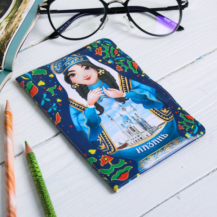 Обложка на паспорт «Казань» (Кул-Шариф). 9,5 х 14 см