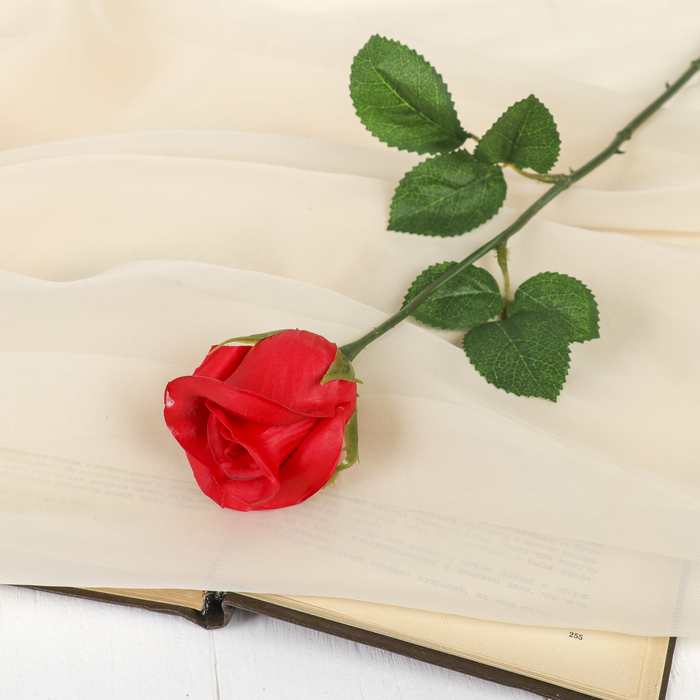 Цветы искусственные "Страстная роза" 6*38 см