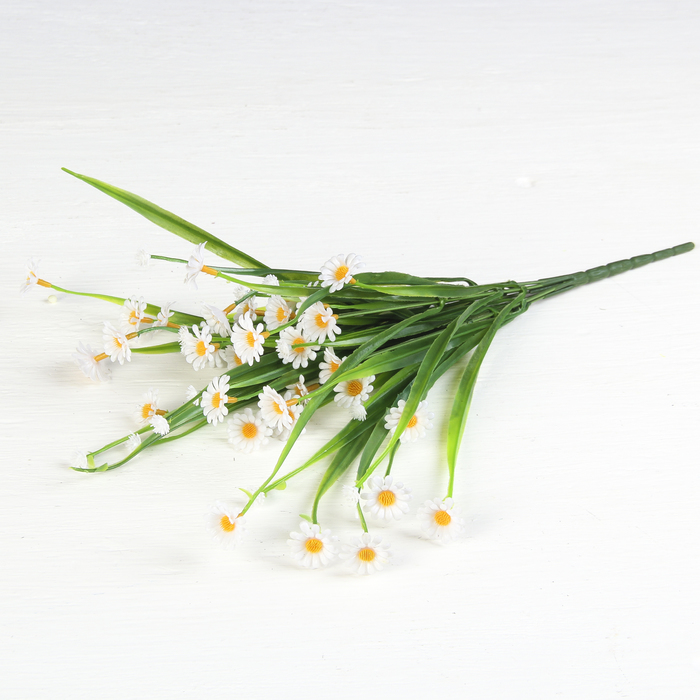 Цветы искусственные "Ромашки мини" 28 см
