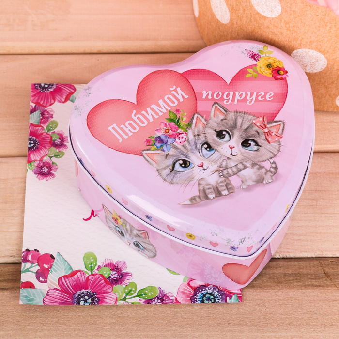 Подарочный набор шкатулка+свиток пожеланий МИКС