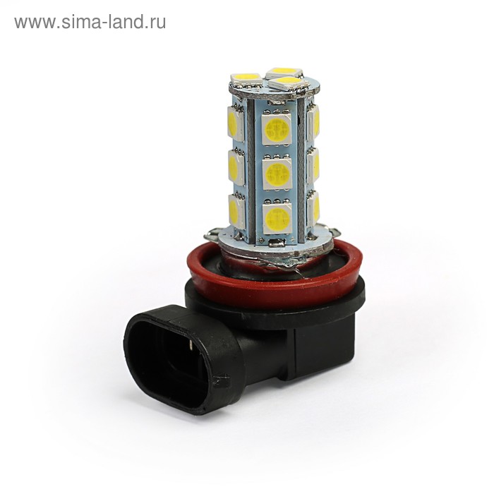 Лампа светодиодная KS, H11, 18 SMD 5050 диодов, 12 В, белая цена и фото