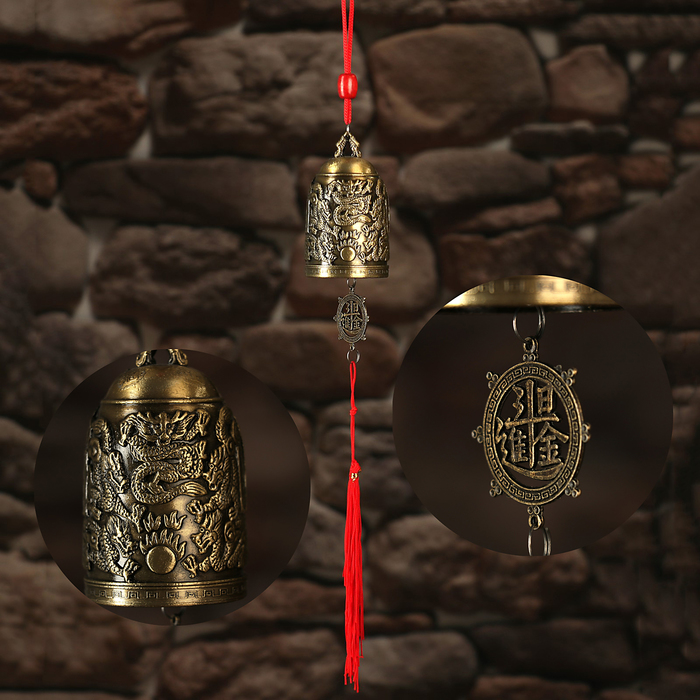 Колокольчик металл "Царство драконов" 14х5,5х5,5 см