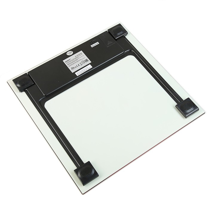 Весы напольные Scarlett SC-BS33E086, электронные, до 150 кг, красные