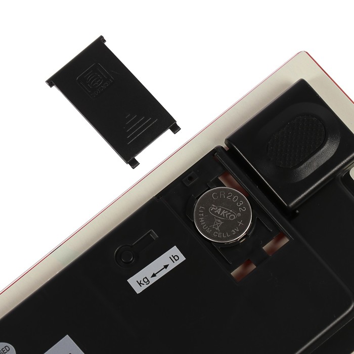 Весы напольные Scarlett SC-BS33E086, электронные, до 150 кг, красные