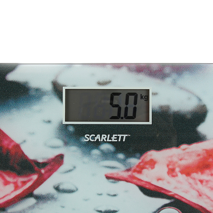 Весы напольные Scarlett SC-BS33E052, электронные, до 180 кг, "камни"