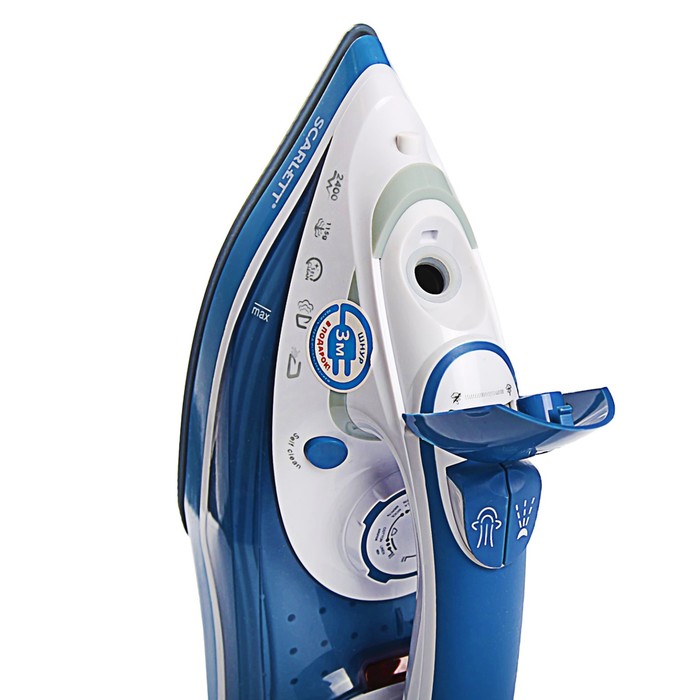 Утюг Scarlett SC-SI30K17, 2400 Вт, паровой удар 115 г/мин, синий
