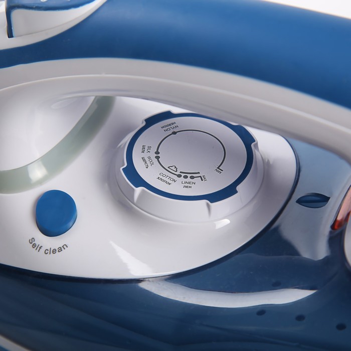 Утюг Scarlett SC-SI30K17, 2400 Вт, паровой удар 115 г/мин, синий