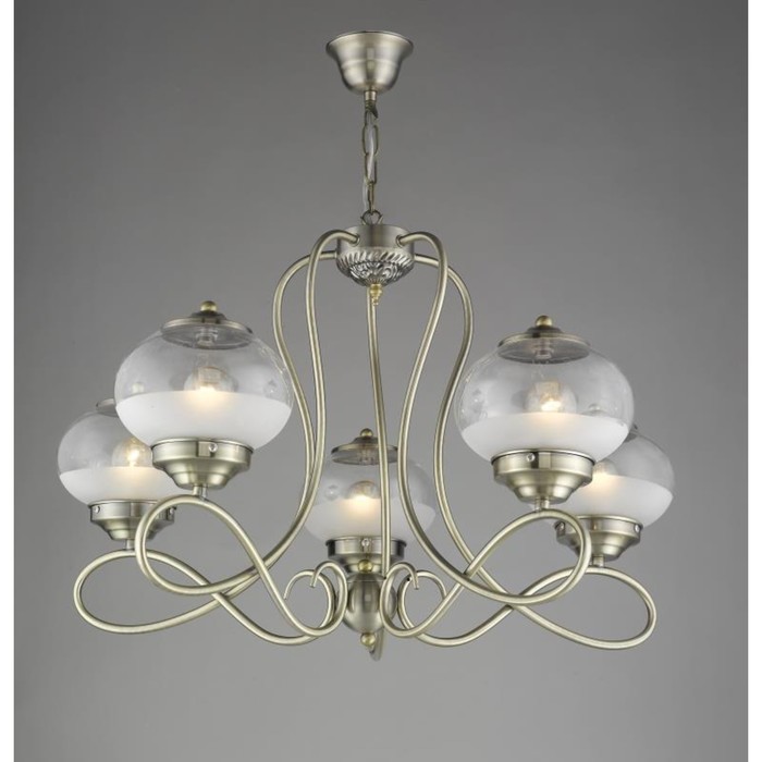 Люстра "Восток" 5x60Вт Е14 бронза 65x65x45см