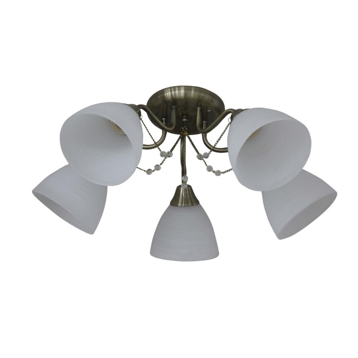 Люстра "Прайя" 5x60Вт E27 бронза 58x58x24,5см