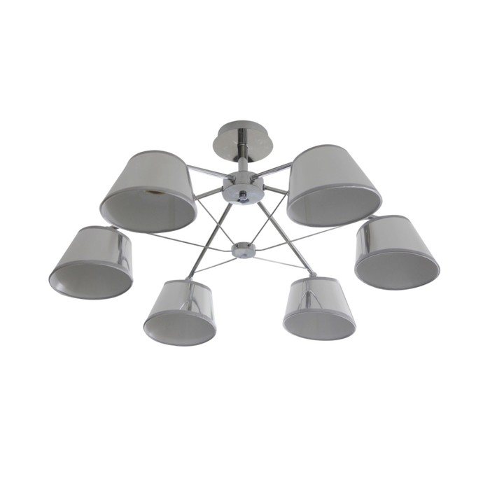 Люстра "Жерар" 6x60Вт E27 хром 71x71x30см