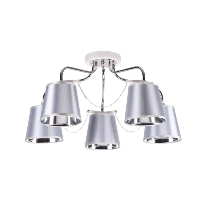 Люстра "Хлоя" 5x60Вт E27 хром 55x55x29см