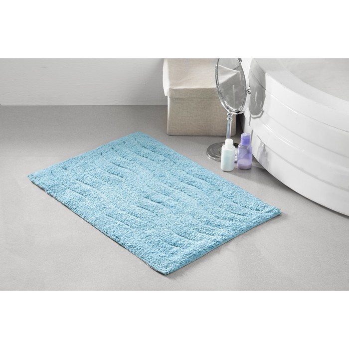 Коврик для ванной Aren, размер 40х60 см, ментол 5107