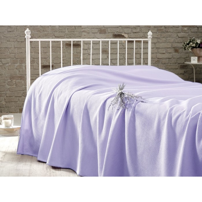 Простыня Rainbow, размер 200х230 см, вафля 270 г/м2, светло-сиреневый 3099