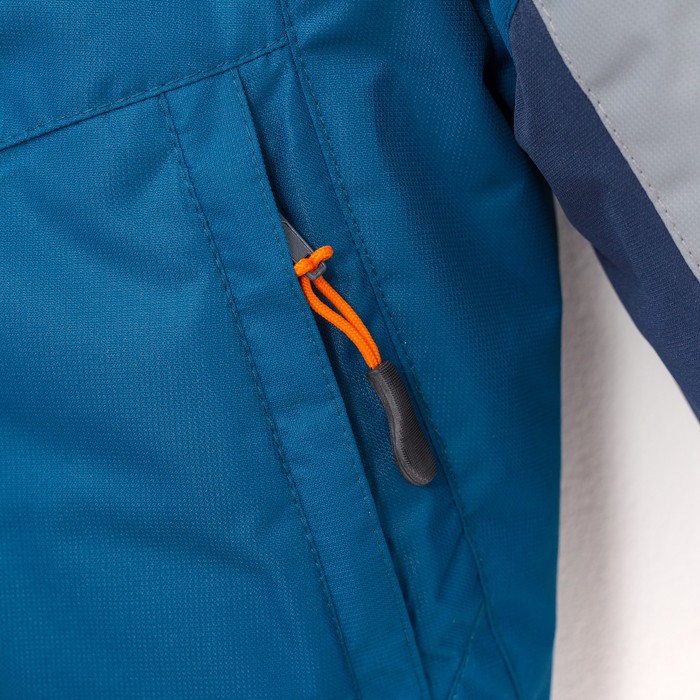 Костюм для мальчика, рост 128/32 см, цвет бирюзовый/синий